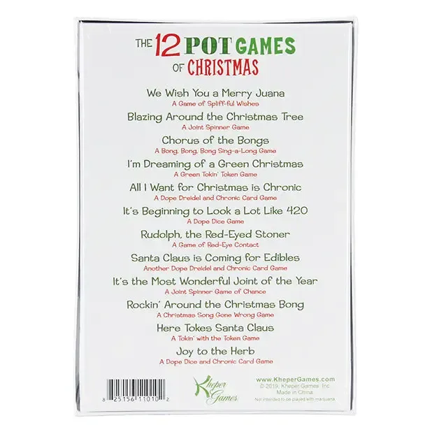 12 Pot Games of Christmas
