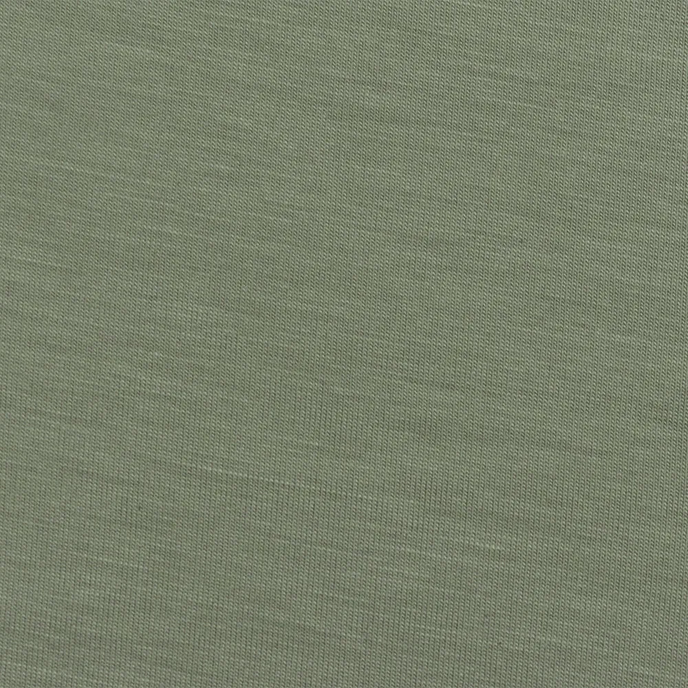 2 YD PC-Green Solid Stretch Spandex Rayon Modal Jersey Knit Fabric