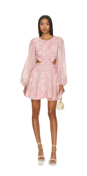 Bardot Mila Broderie Mini Dress