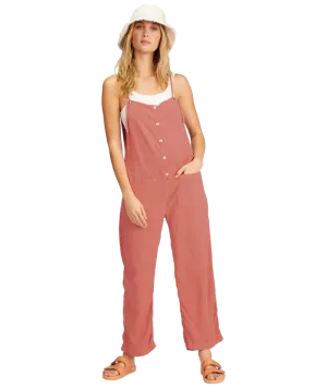 Billabong Beach Cruiser Romper-Terracotta