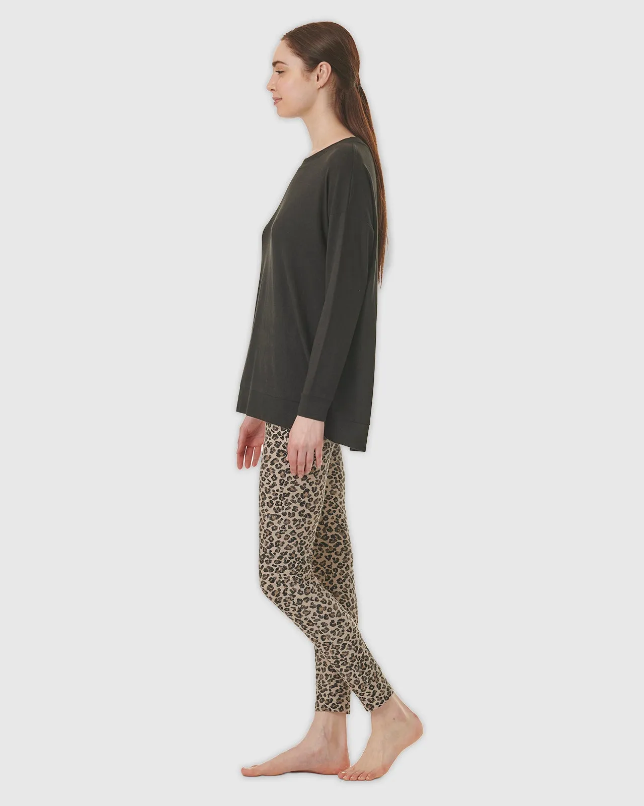 Black Leopard Westerly PJ Set