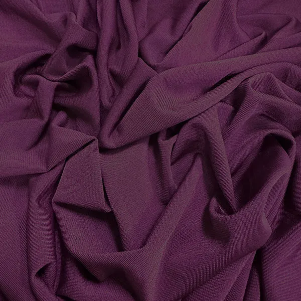 Burgundy ITY Jersey Knit Fabric