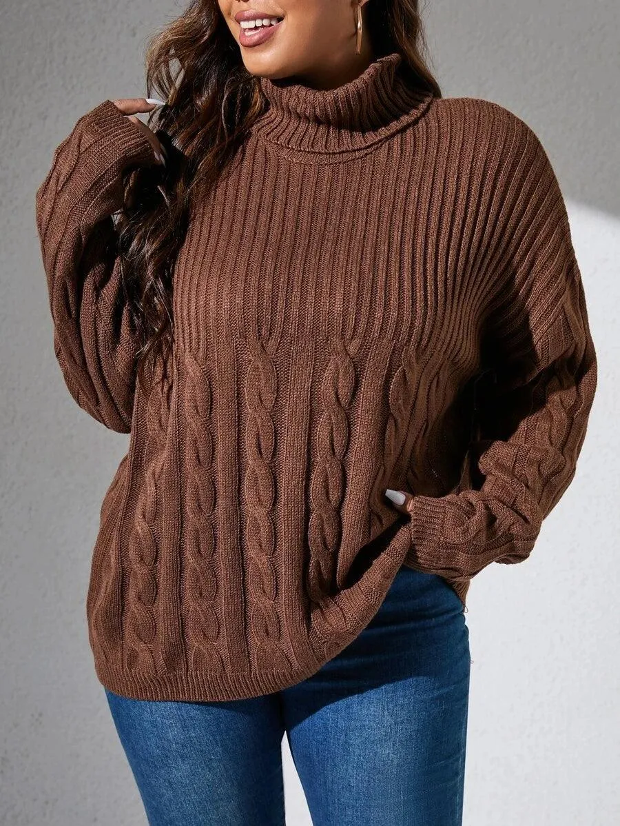 Cable Knit Pullovers Sweater