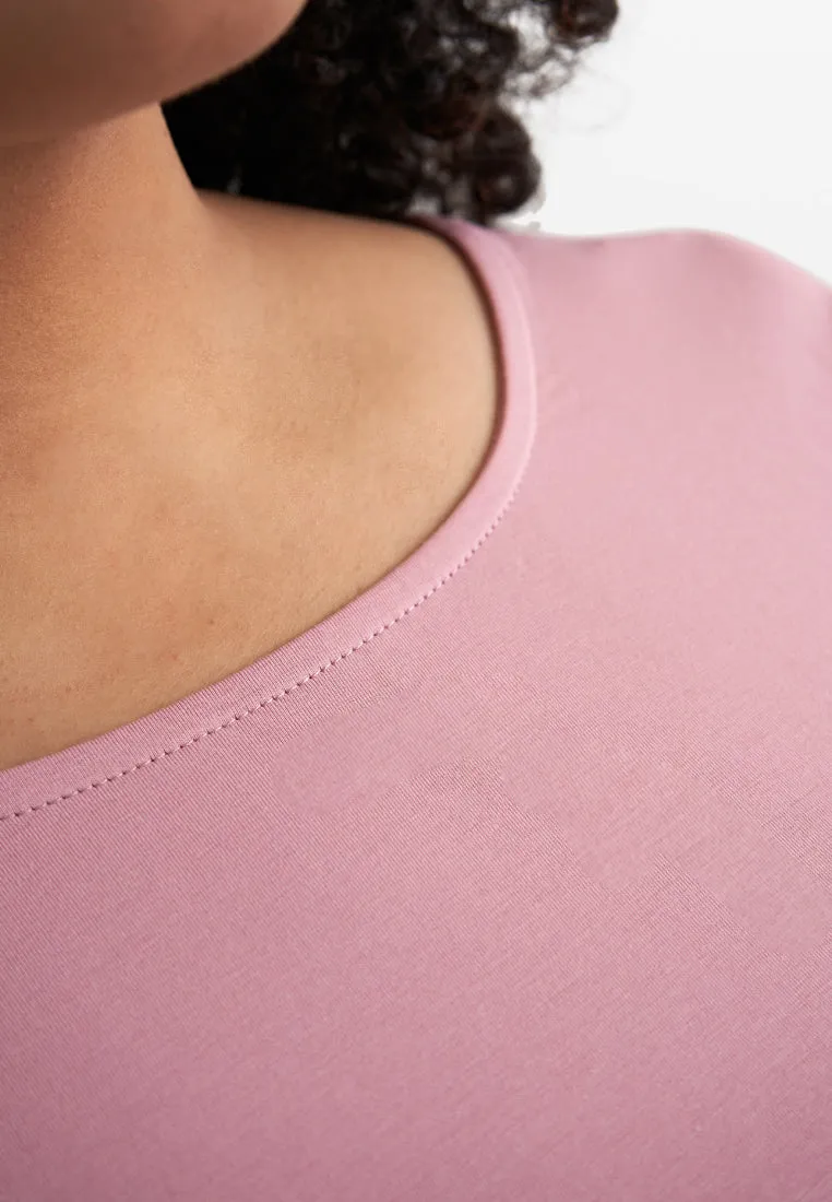 Calista EVERYDAY Loose-fit Crop Sleeve Tshirt