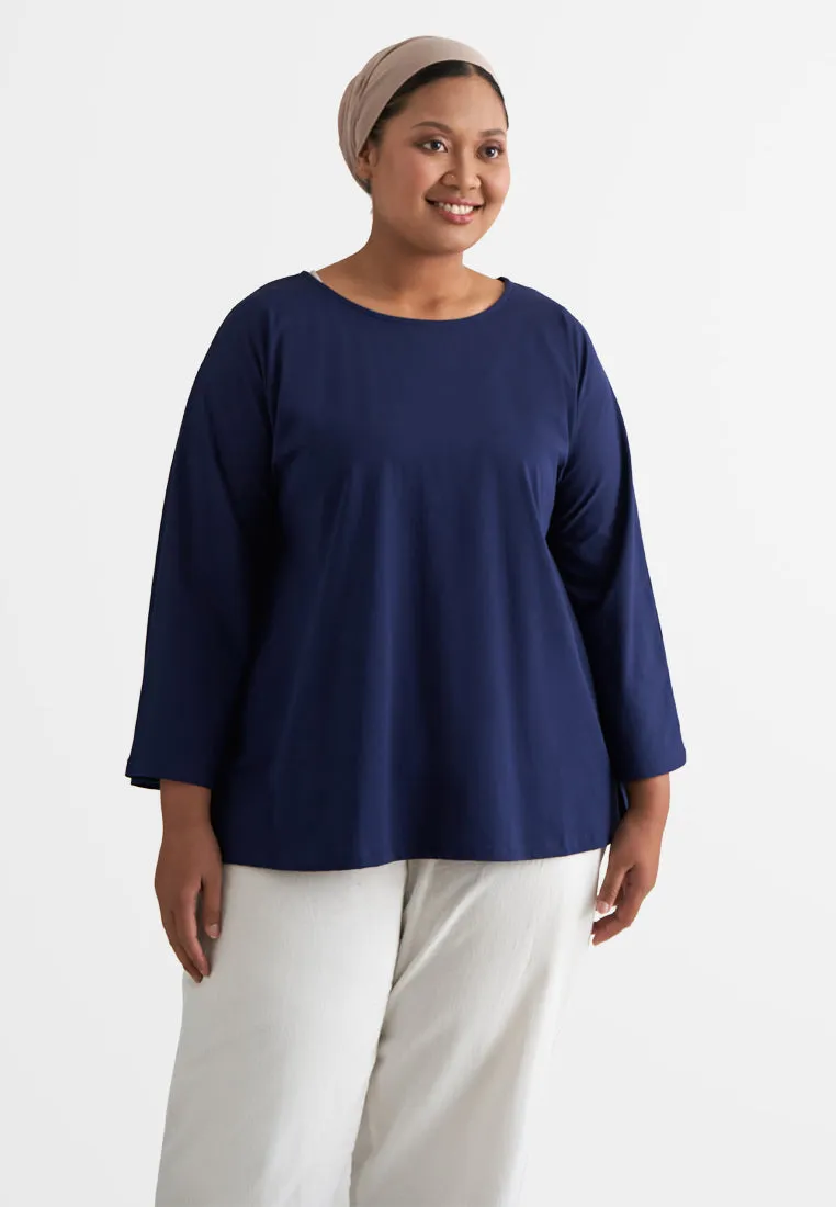 Calista EVERYDAY Loose-fit Crop Sleeve Tshirt