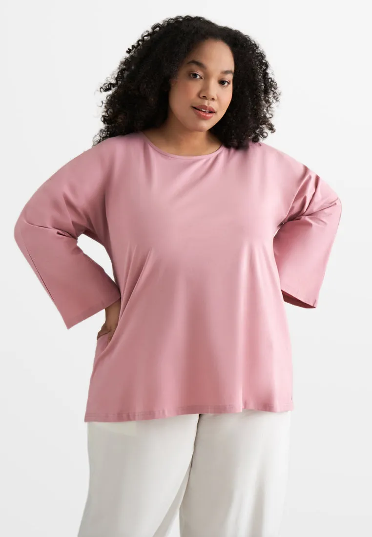 Calista EVERYDAY Loose-fit Crop Sleeve Tshirt