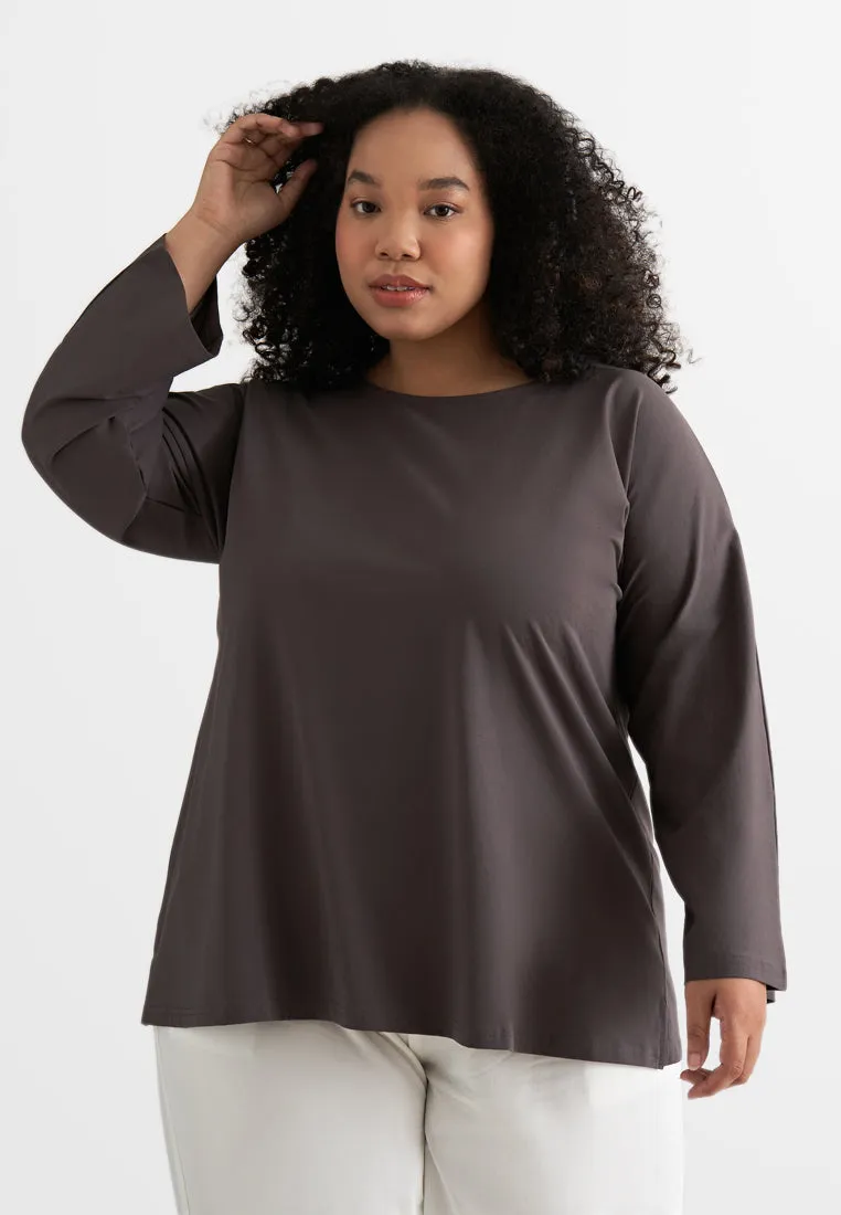 Calista EVERYDAY Loose-fit Crop Sleeve Tshirt