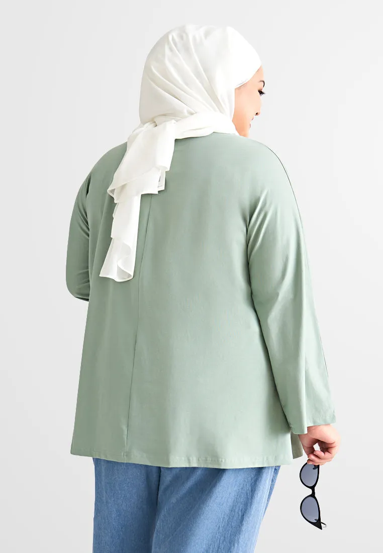 Calista EVERYDAY Loose-fit Crop Sleeve Tshirt