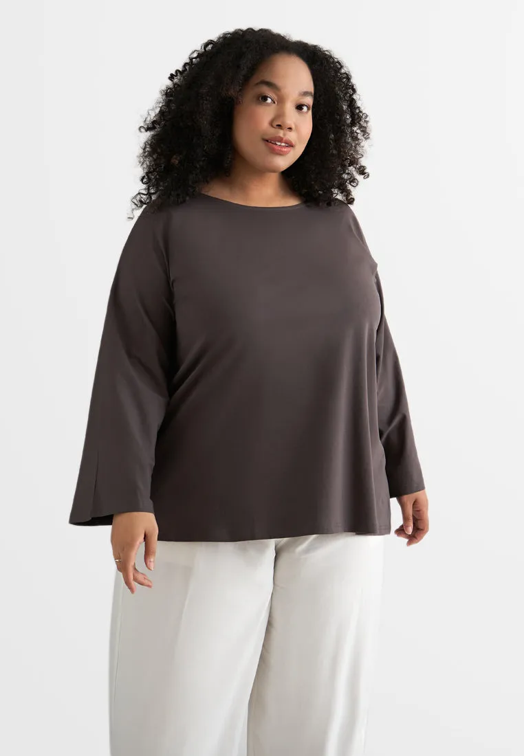 Calista EVERYDAY Loose-fit Crop Sleeve Tshirt