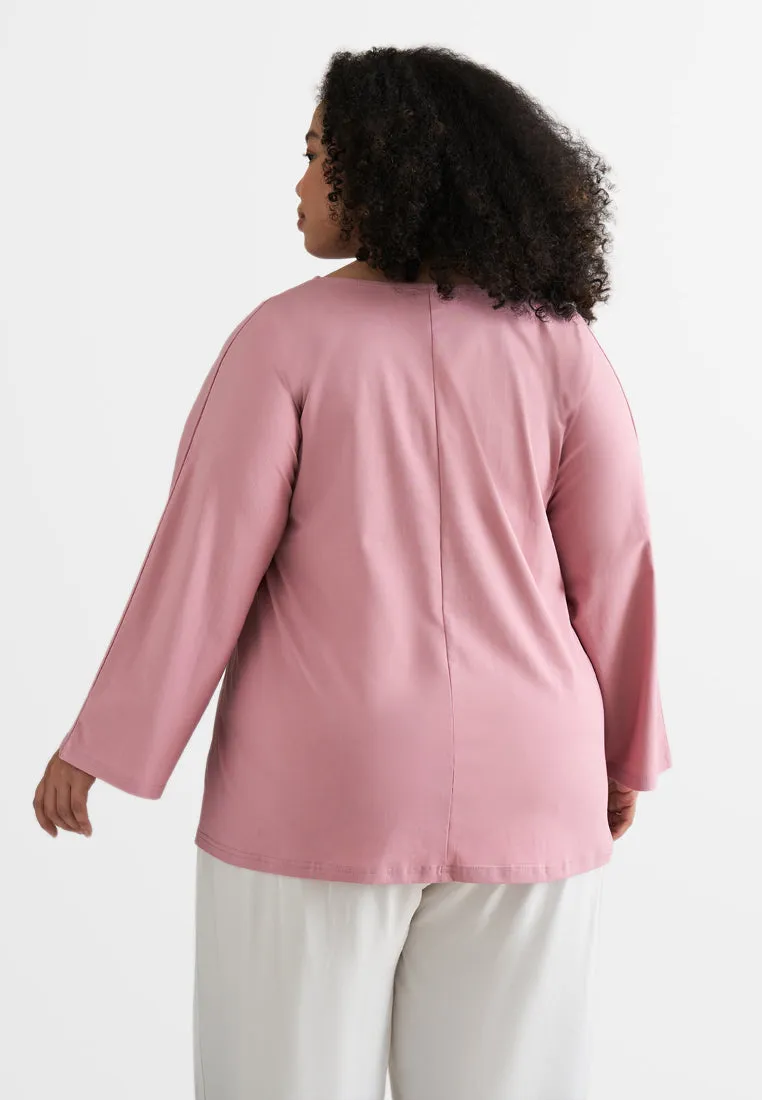 Calista EVERYDAY Loose-fit Crop Sleeve Tshirt