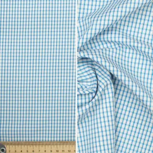 Check Shirting Design-19 Blue