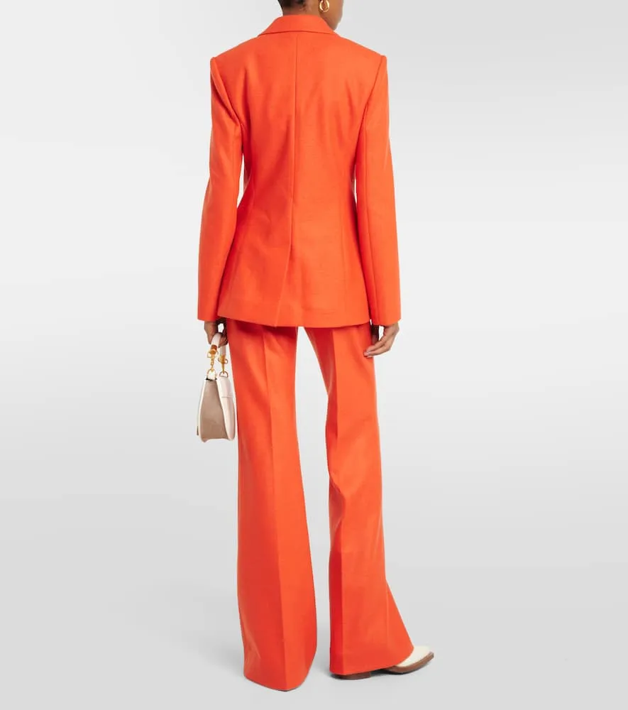 Chloe Felted wool and cashmere jersey blazer