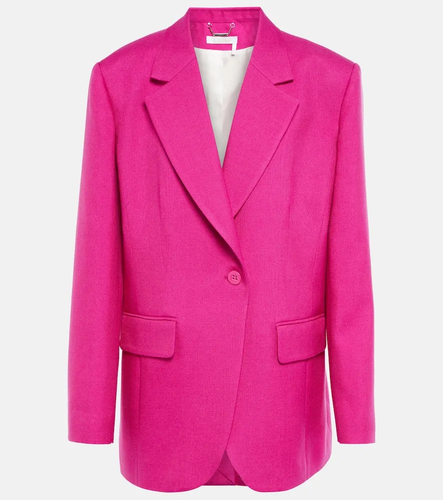 Chloe Single-breasted wool-blend blazer