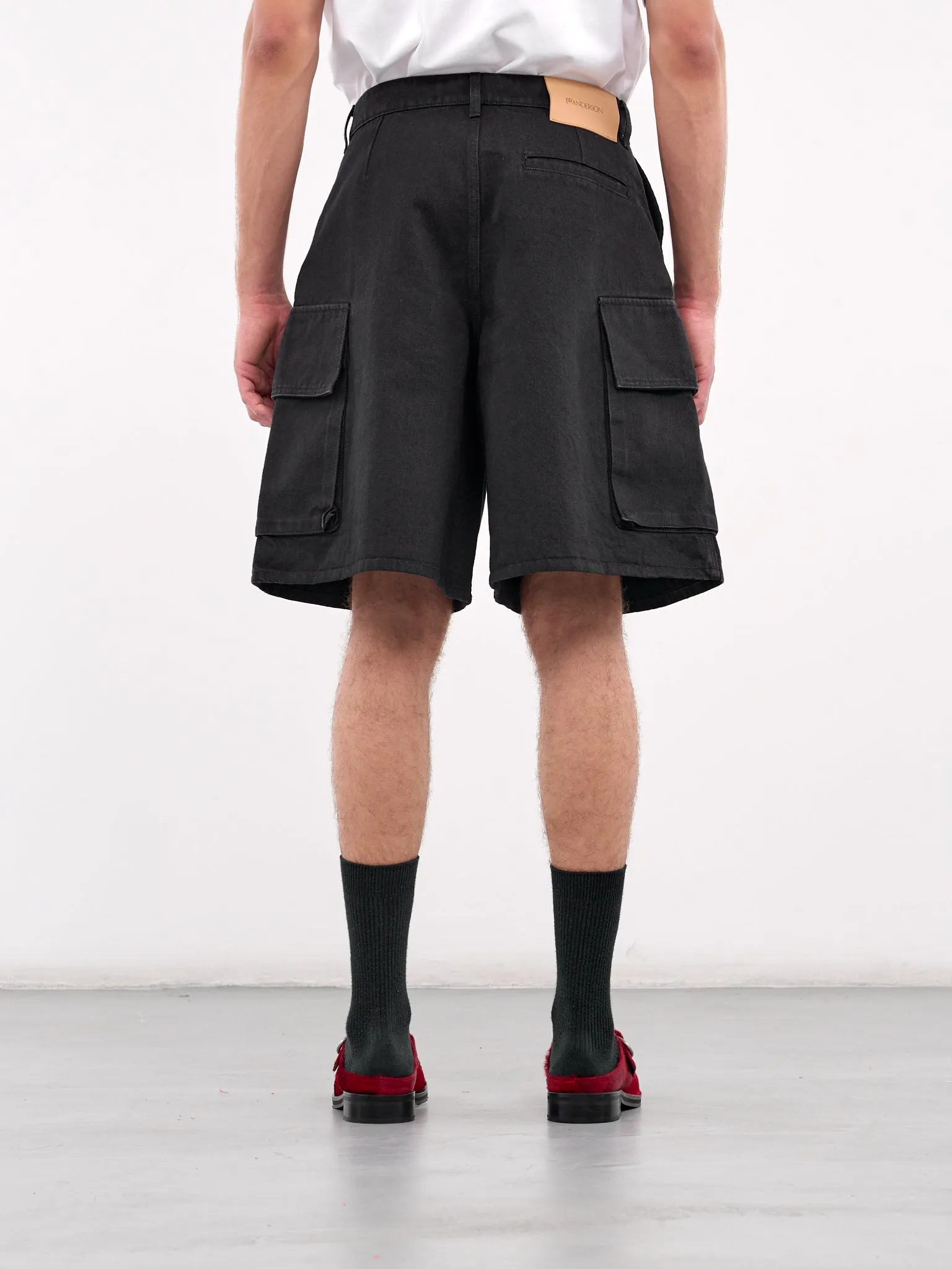 Denim Cargo Shorts (DT0108-PG1595-BLACK)
