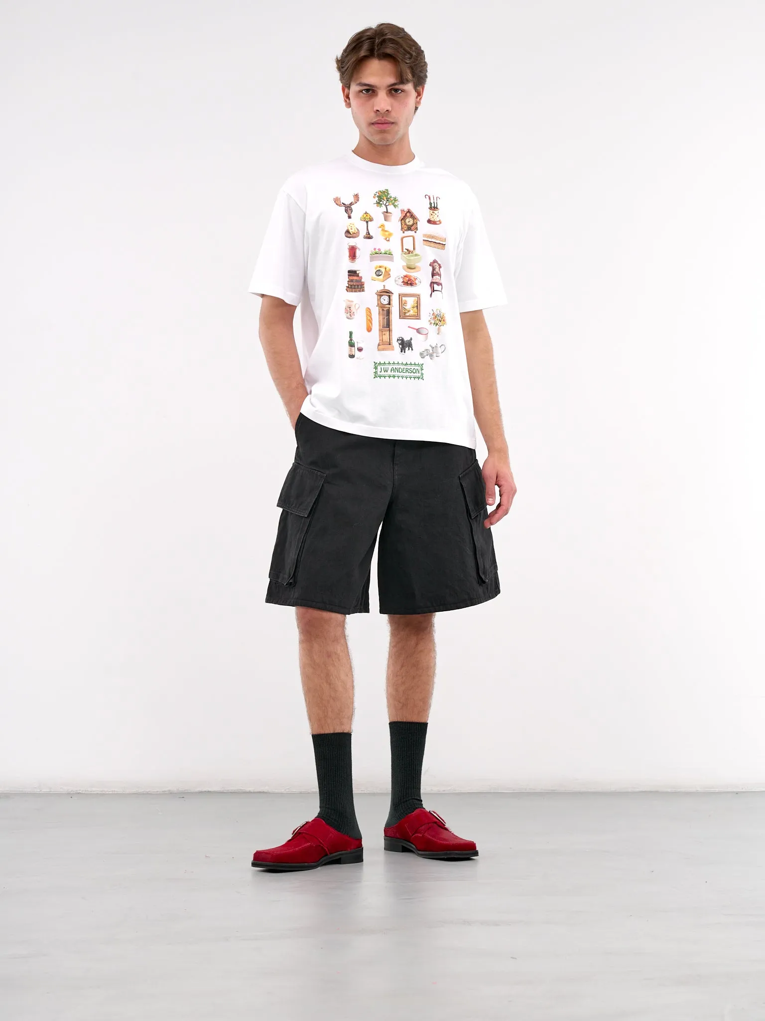 Denim Cargo Shorts (DT0108-PG1595-BLACK)