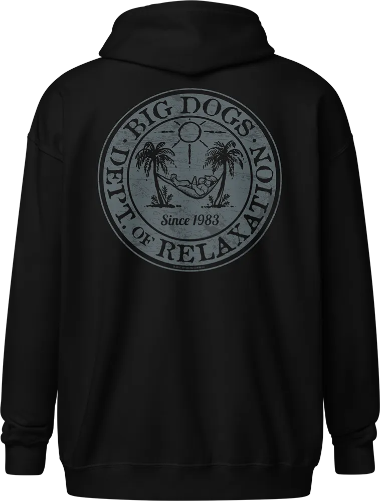 DOR BADGE GRAPHIC FULL ZIP HOODIE