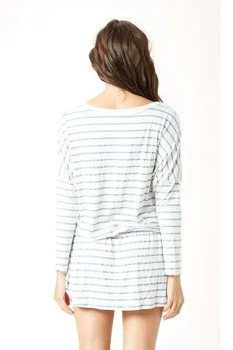 Eberjey Lounge Stripe Slouchy Tunic