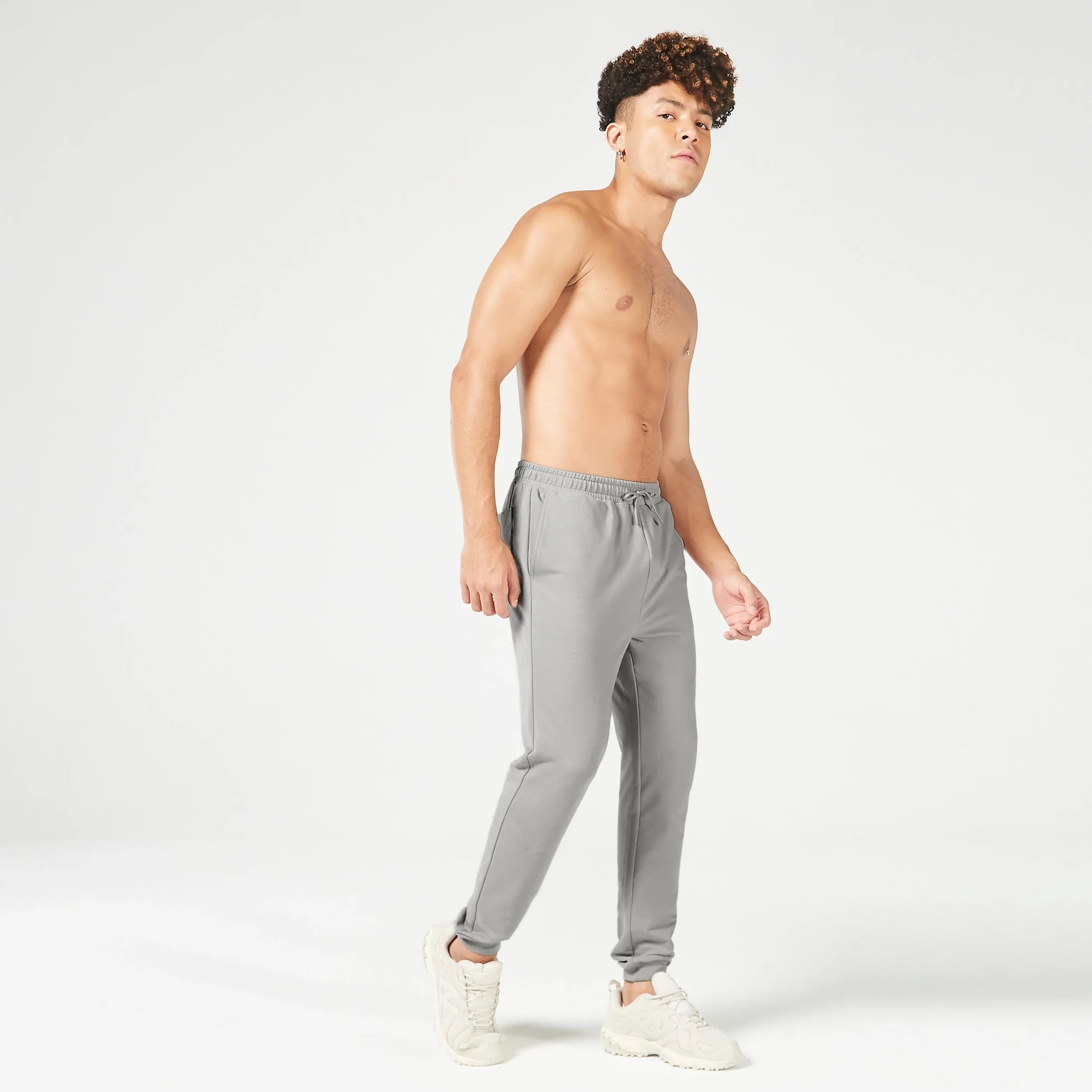 Essential Tapered Joggers - Asphalt