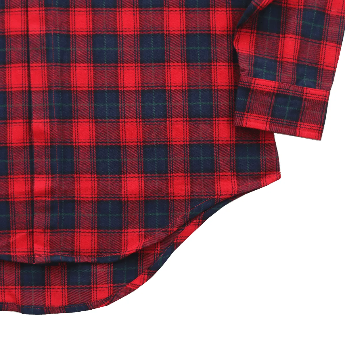 Gardena Flannel LS Buttonup - Navy/Red