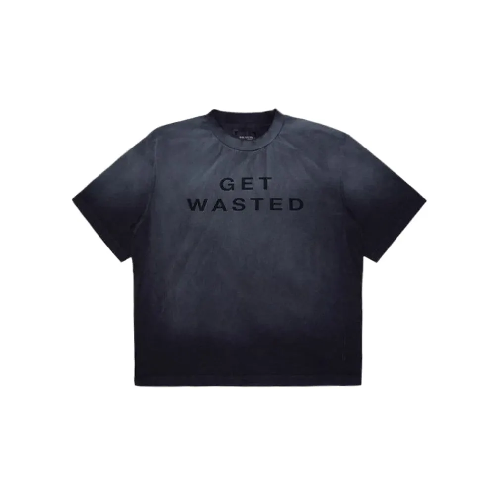 Get Wasted Boxy Tee (Washed Black)