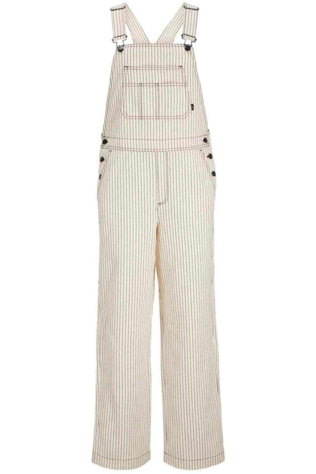 Jjxx - Jxmaddy Overall - 4646855 Blanc De Blanc Black Pinstripe