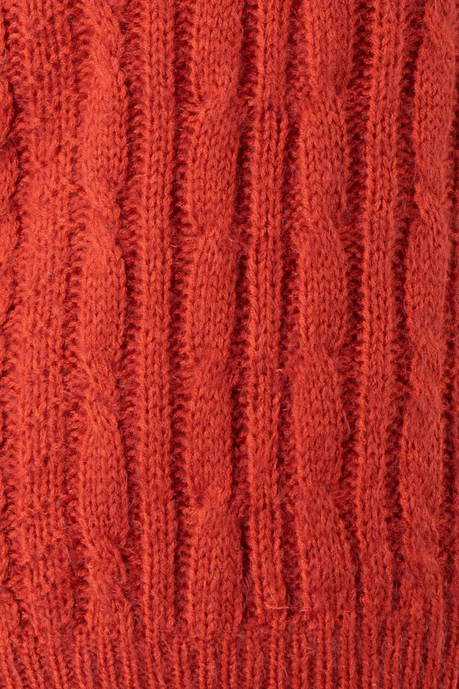 LONG SLEEVE BOAT NECK RIBBED TRIM BRAID CABLE KNIT SWEATER 1 PACK