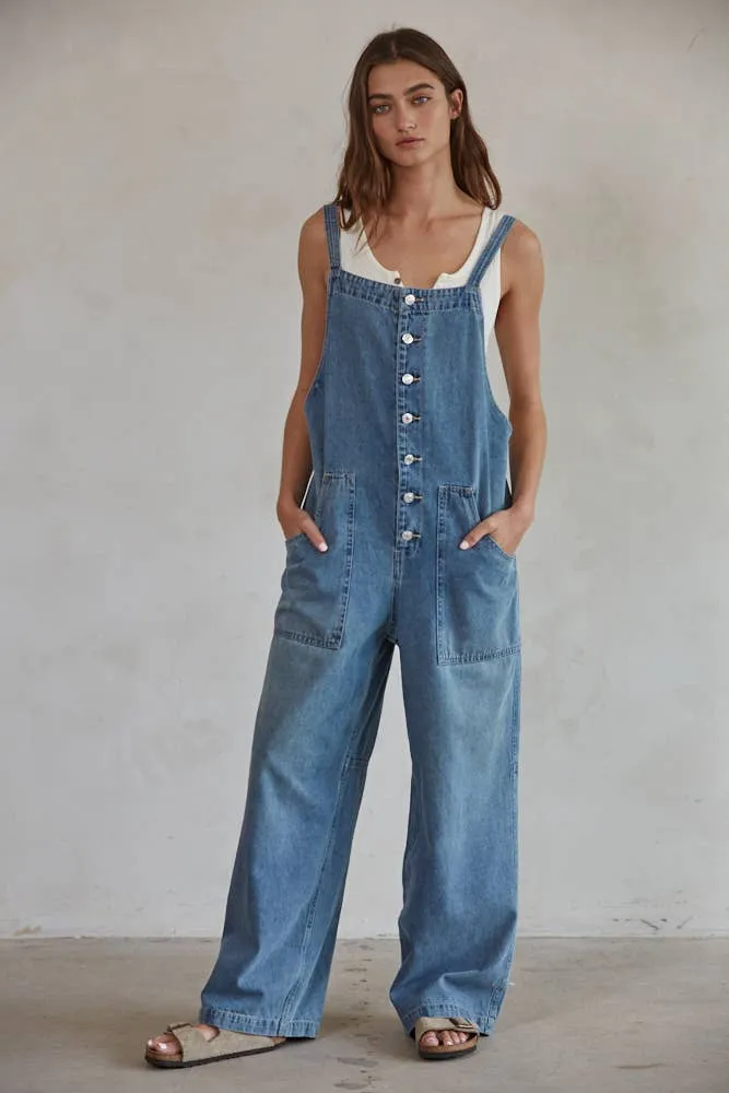 Maxwell Denim Overalls