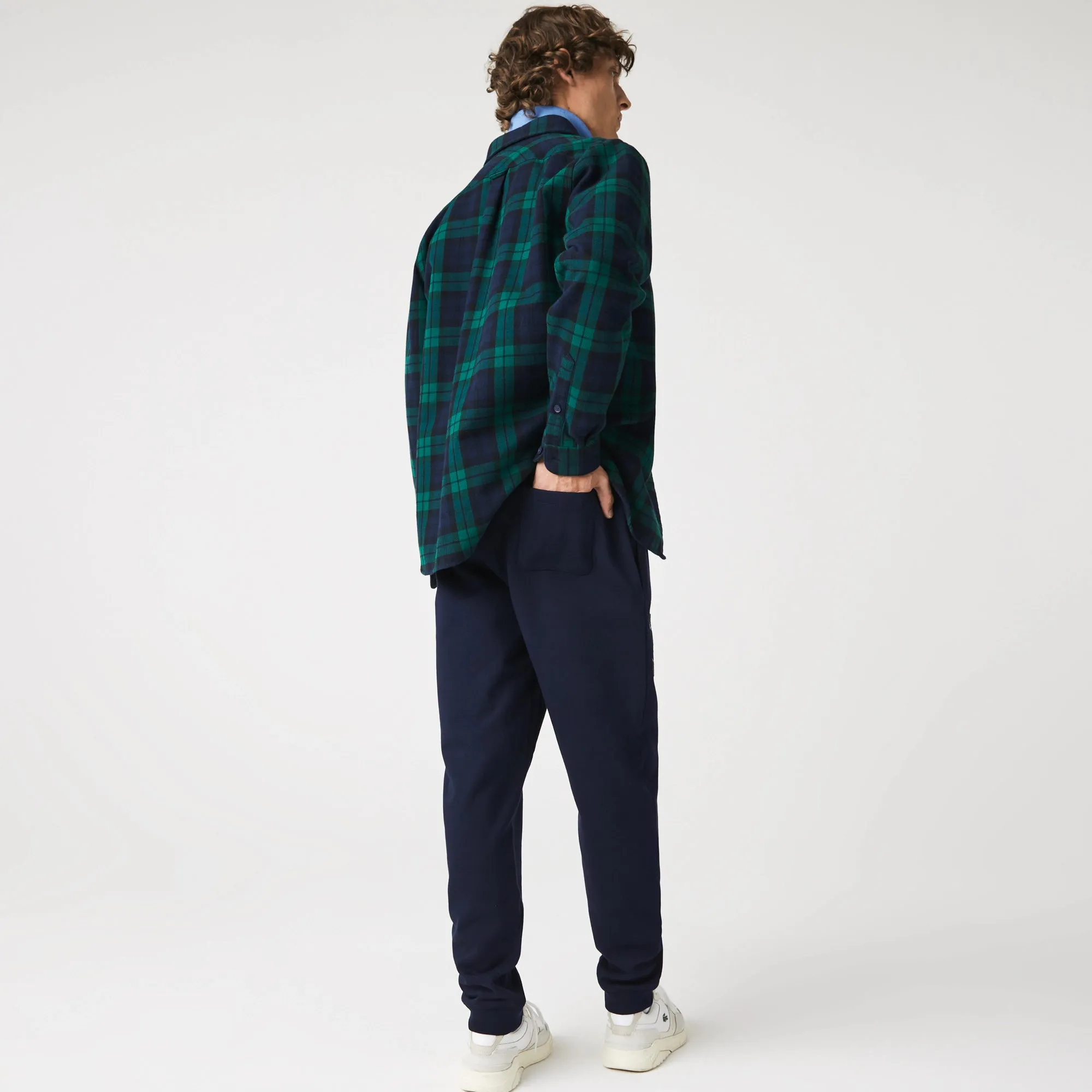 Men's Lacoste Pennants Fleece Pants Navy