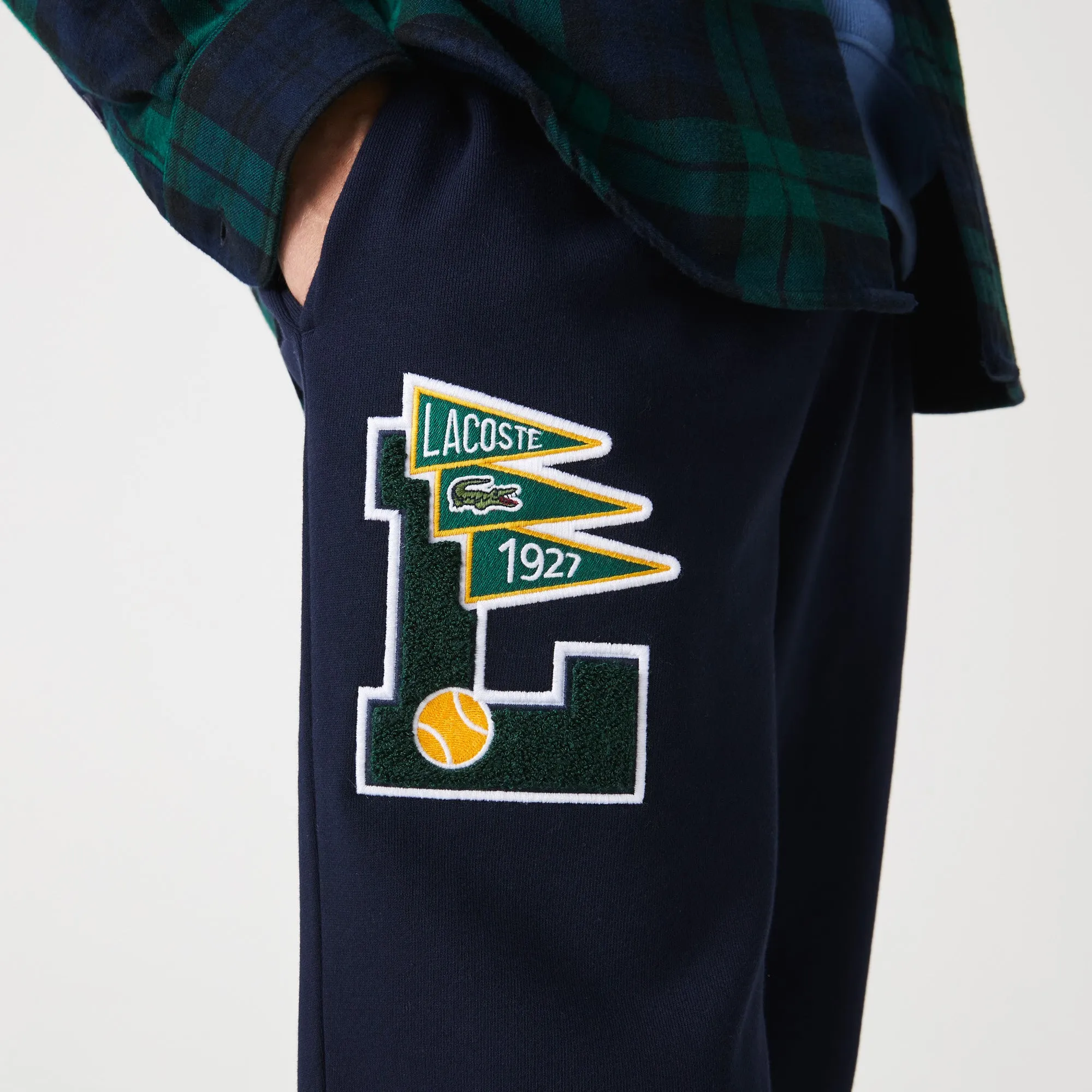 Men's Lacoste Pennants Fleece Pants Navy