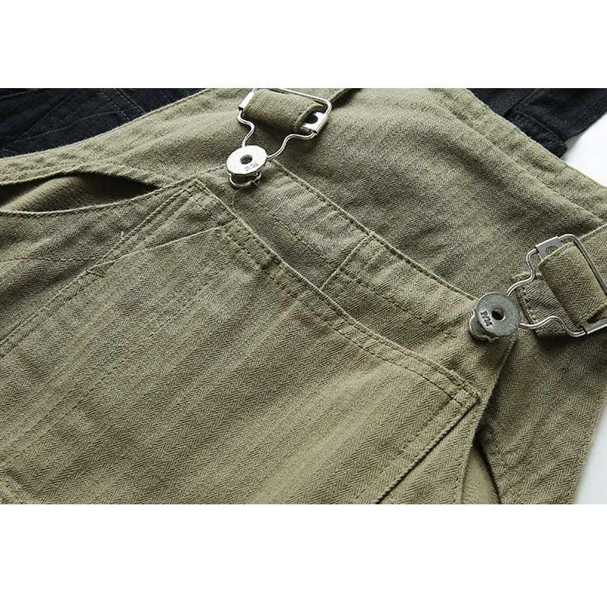 Multi-Pocket Bib Overalls