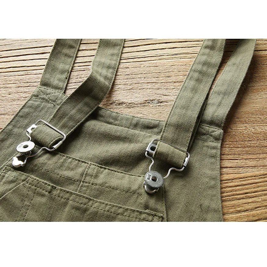 Multi-Pocket Bib Overalls
