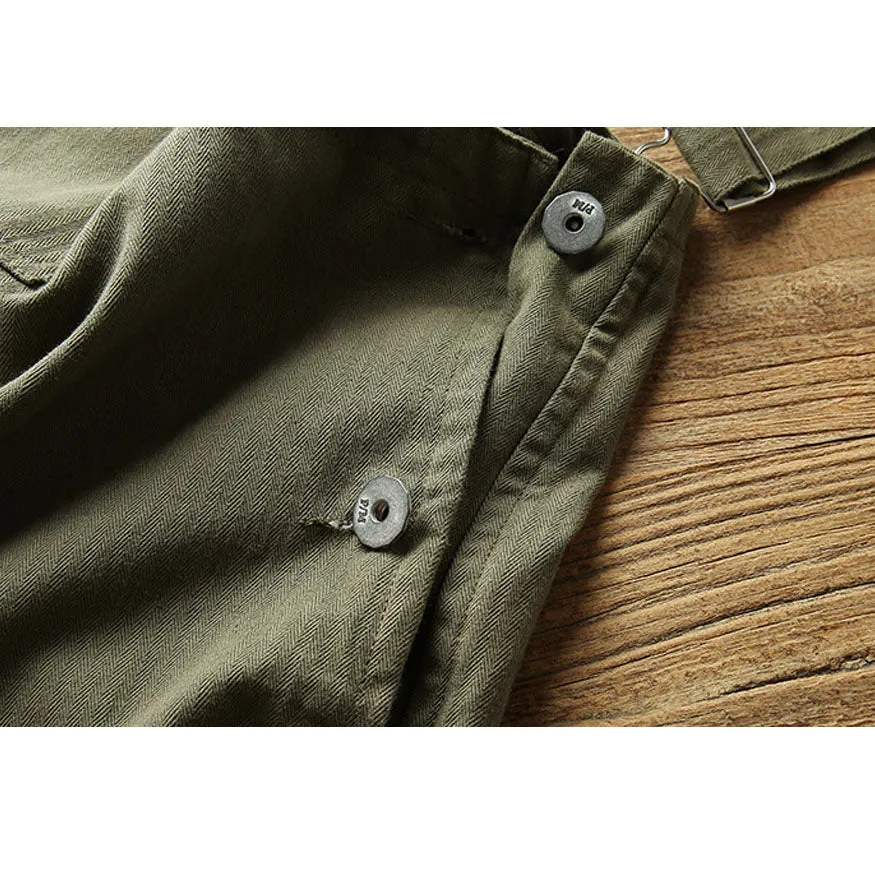 Multi-Pocket Bib Overalls