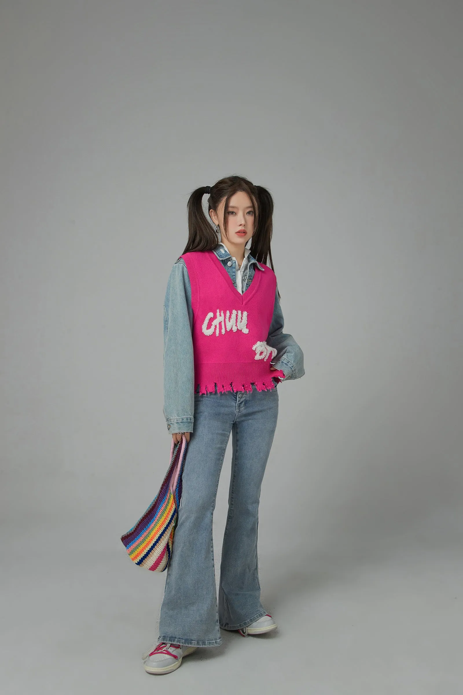My Heart Is Pounding Knit Vest