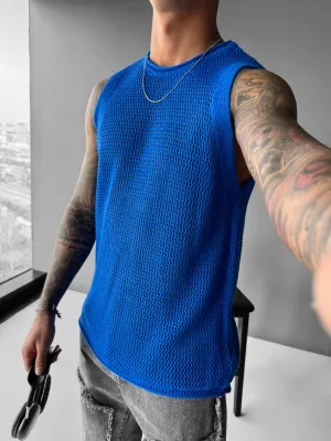 Oversize Textured Tanktop - Saks