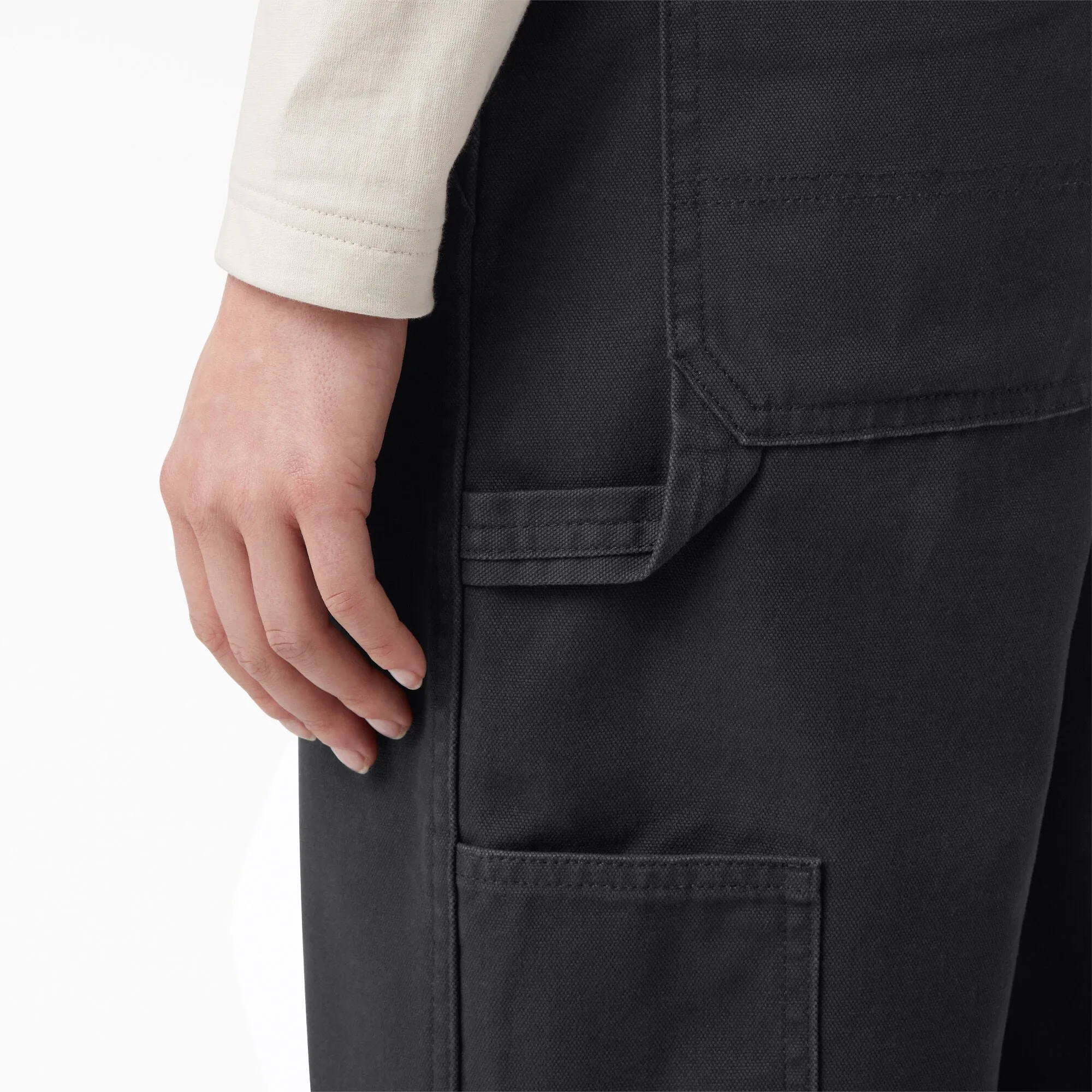 Relaxed Fit Bib Overalls