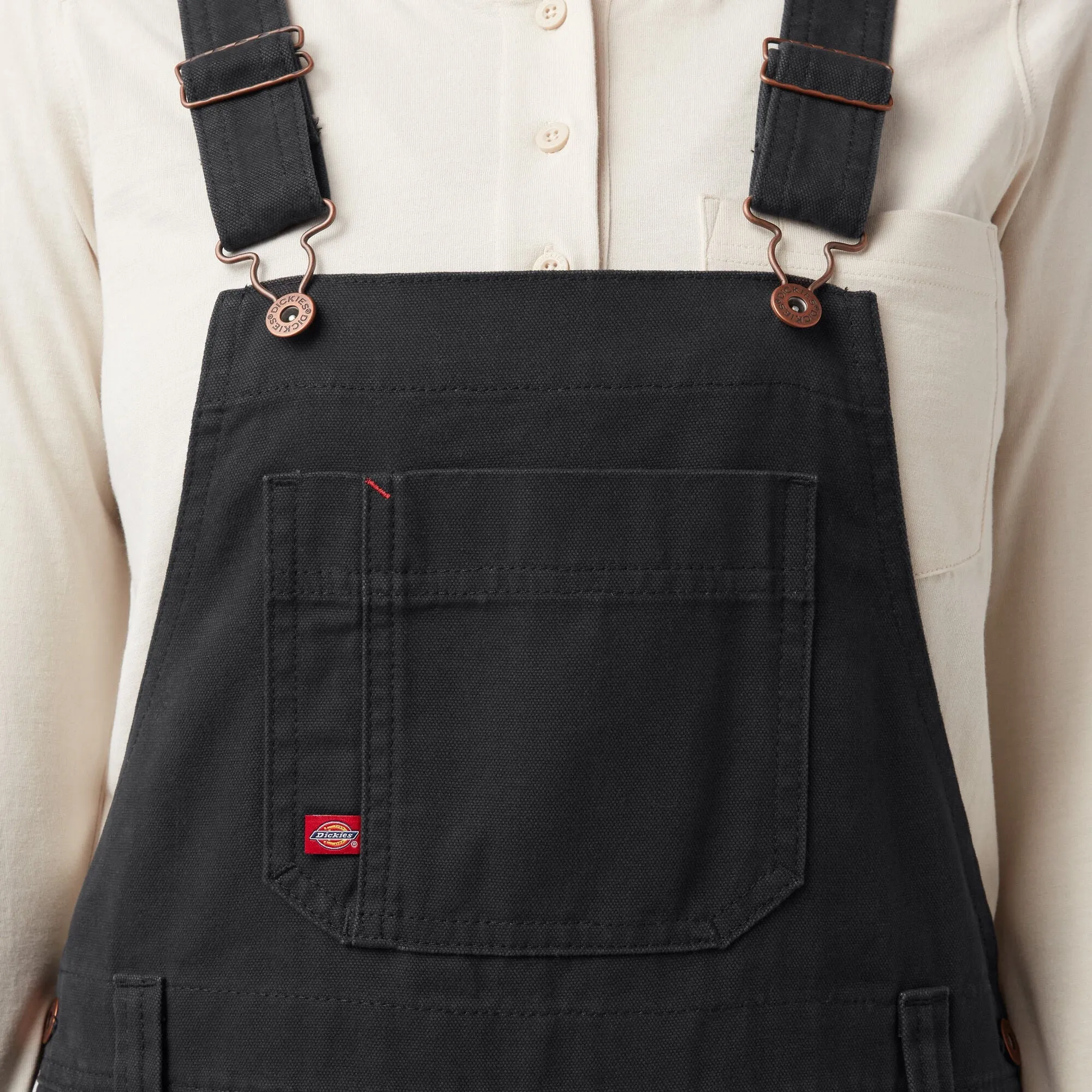 Relaxed Fit Bib Overalls