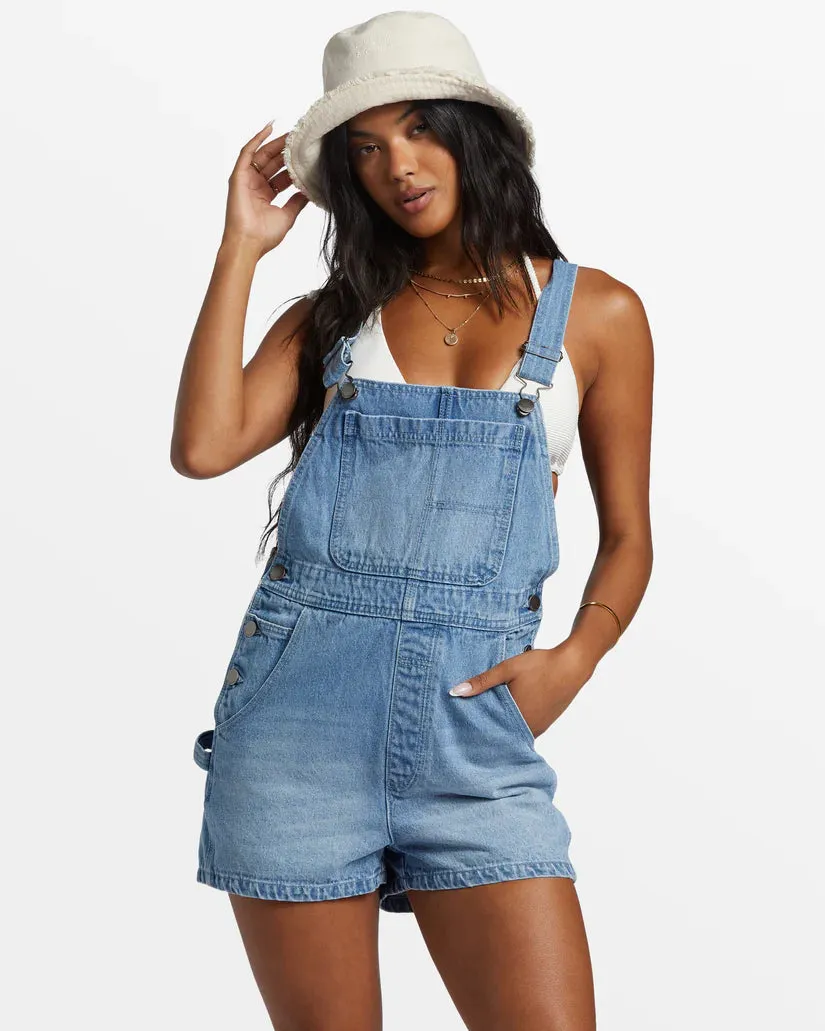 Sand Canyon Denim Short Overalls