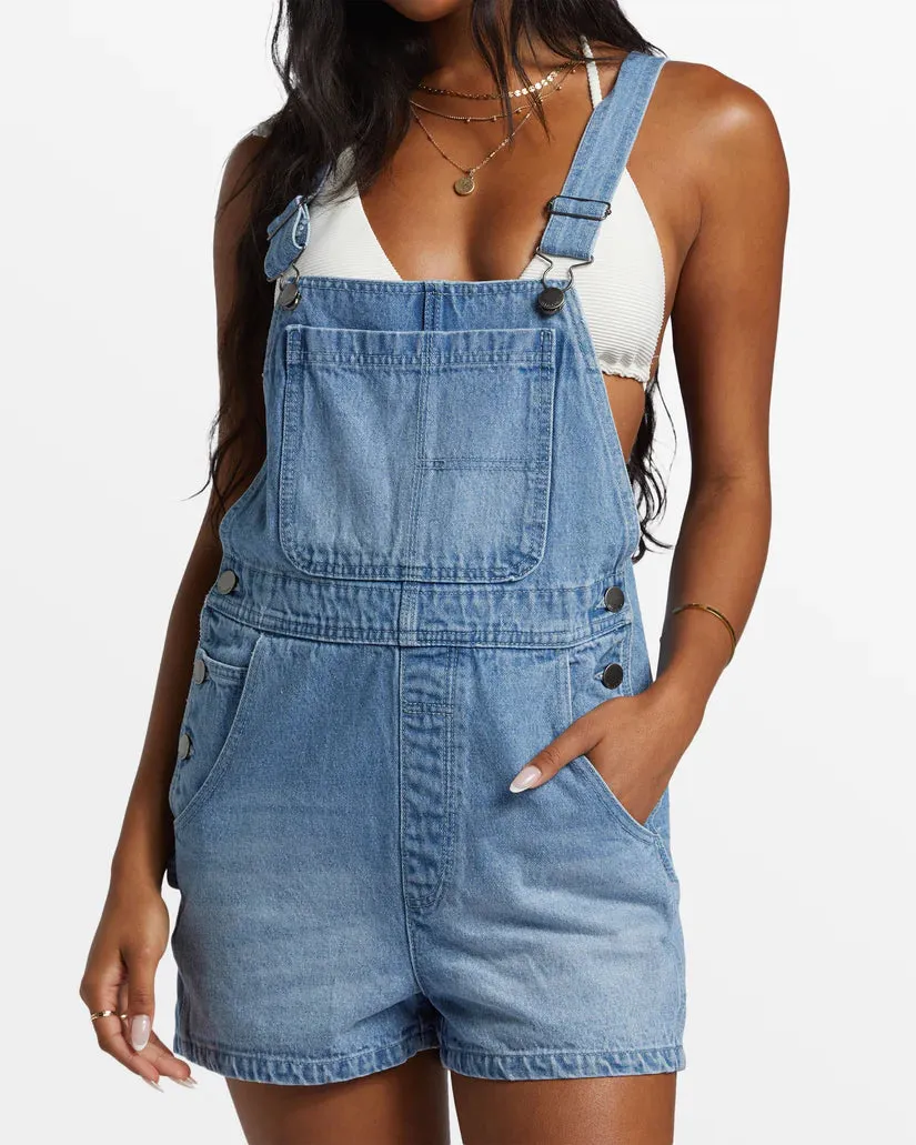 Sand Canyon Denim Short Overalls