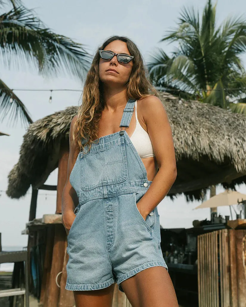 Sand Canyon Denim Short Overalls