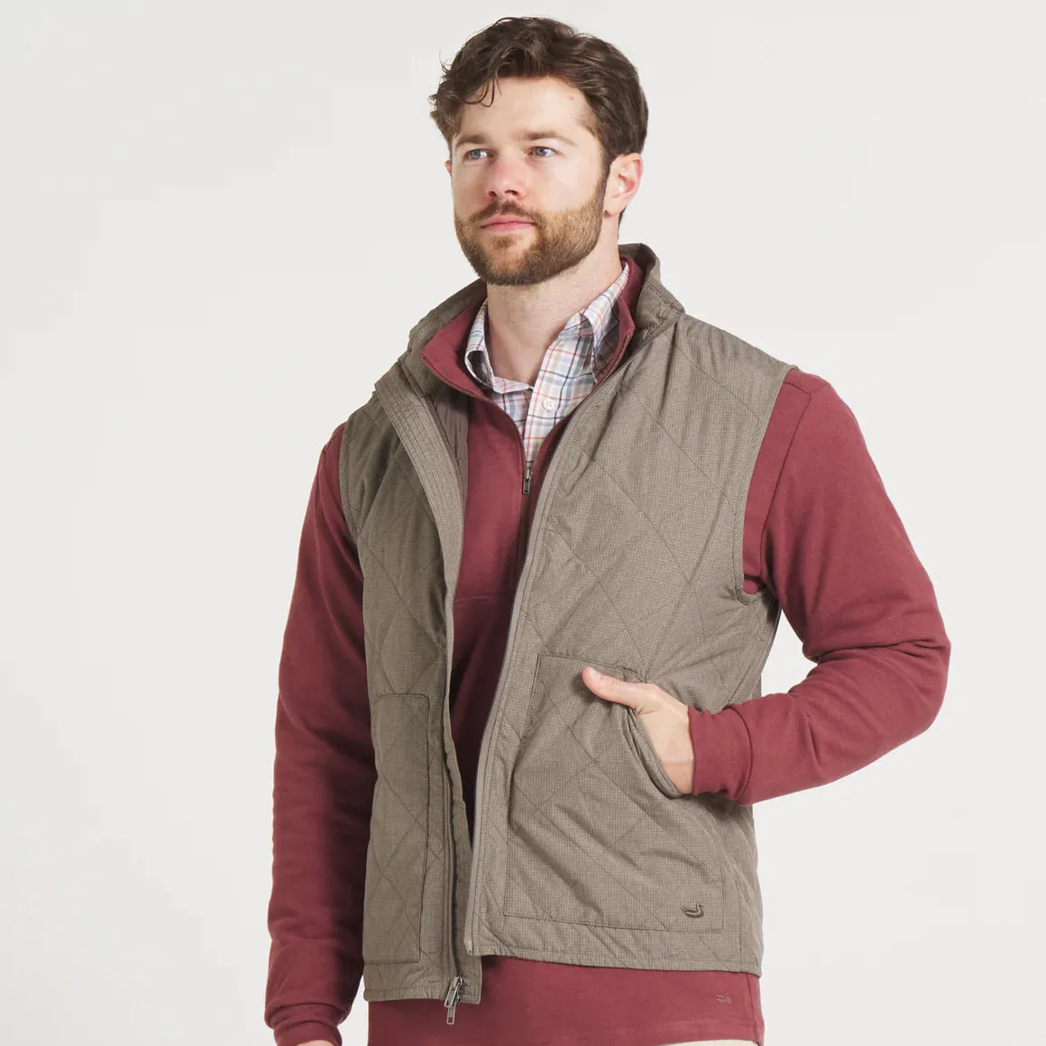 SOUTHERN MARSH BRYSON RIPSTOP QUILTED VEST