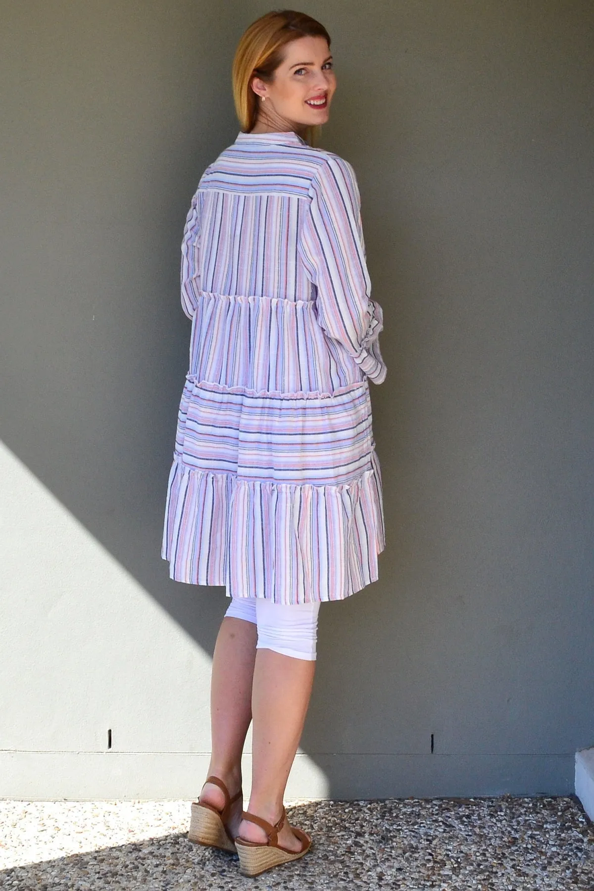 Striped Delight Summer Tunic Dress
