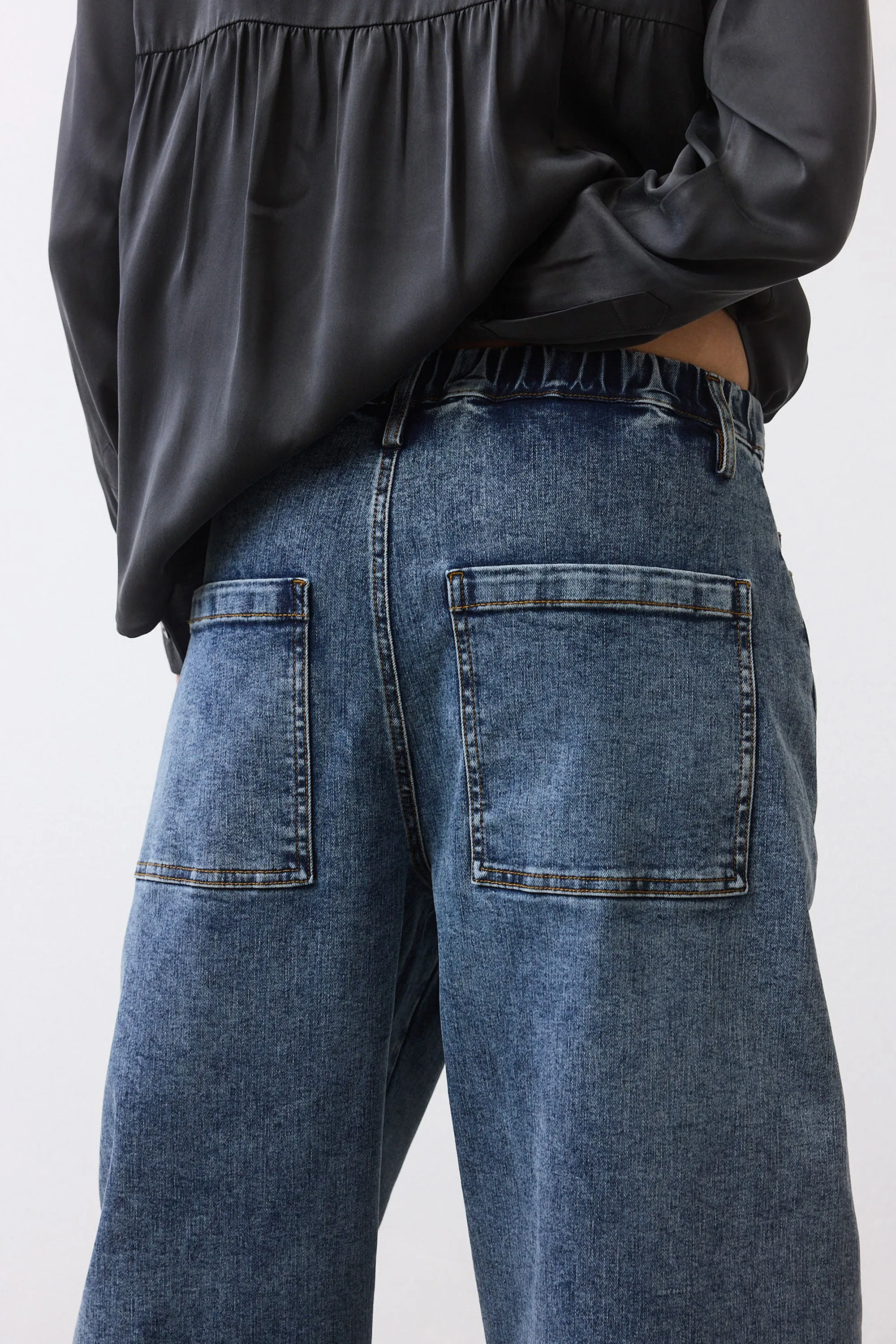 The Slouchy Denim Pants