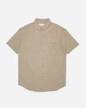 Unisex Plaid Short Sleeved Shirt