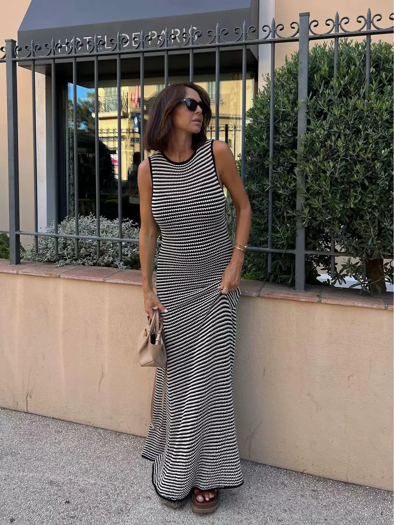 Vvsha Kenia Knitted Maxi Dress