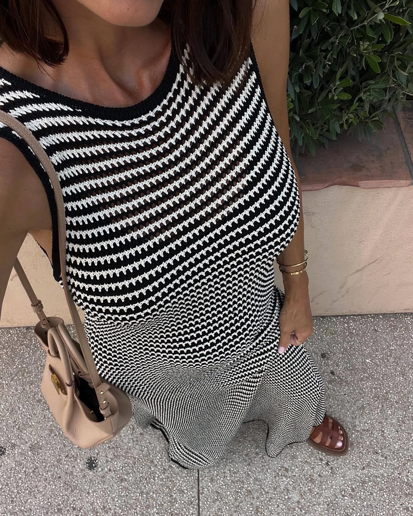 Vvsha Kenia Knitted Maxi Dress