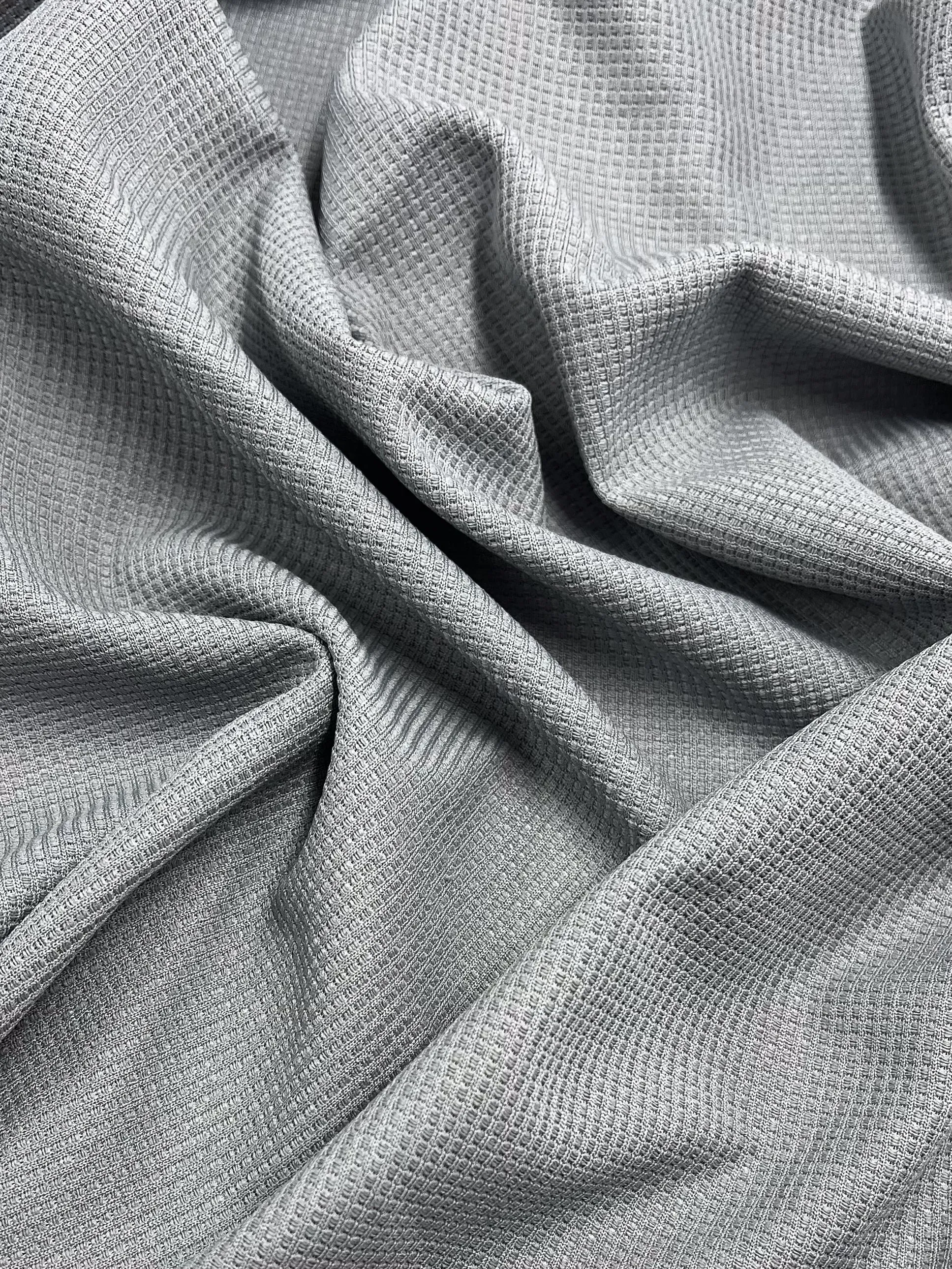 Waffle Knit - Grey - 170cm
