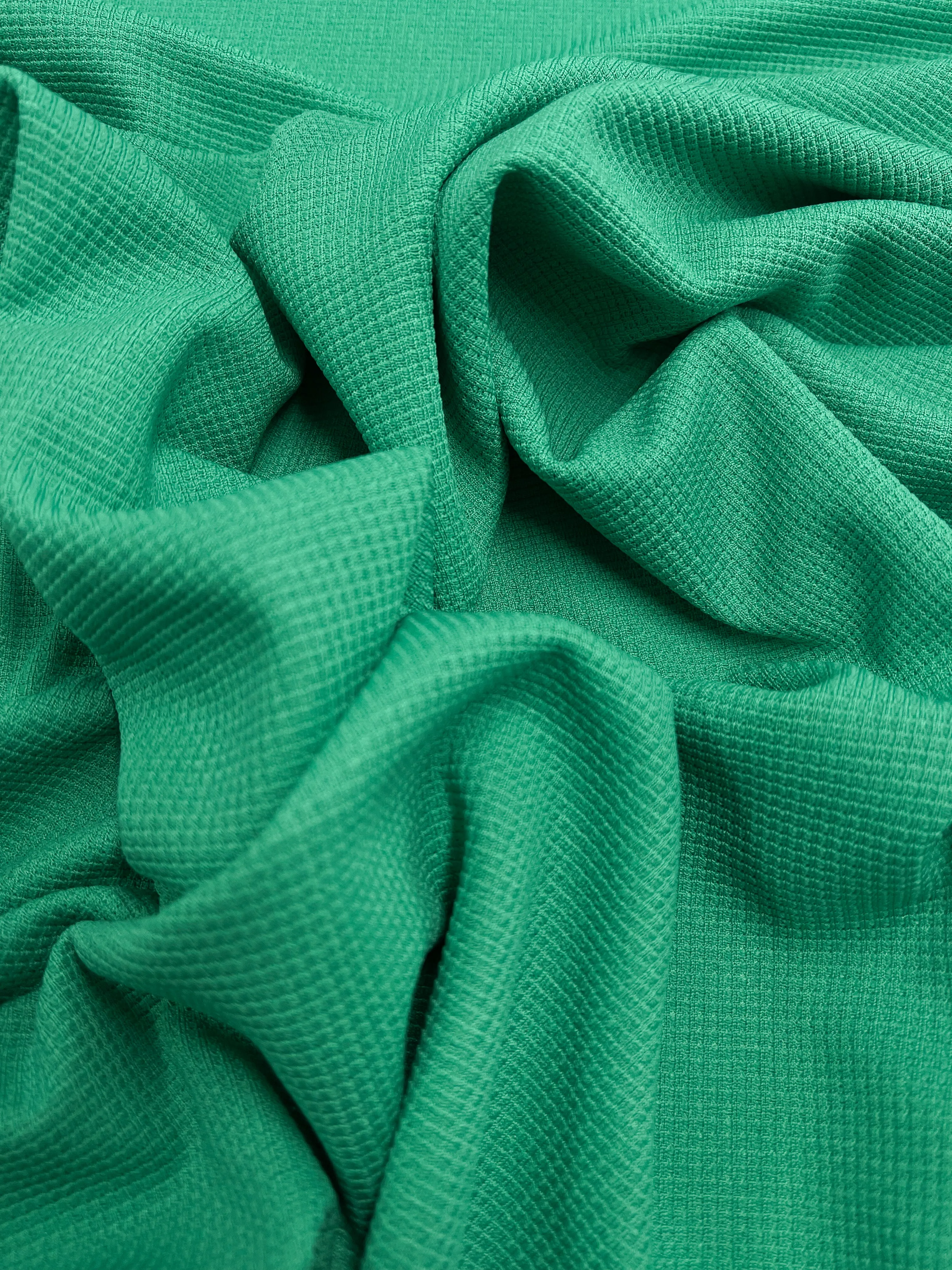Waffle Knit - Jade Cream - 170cm