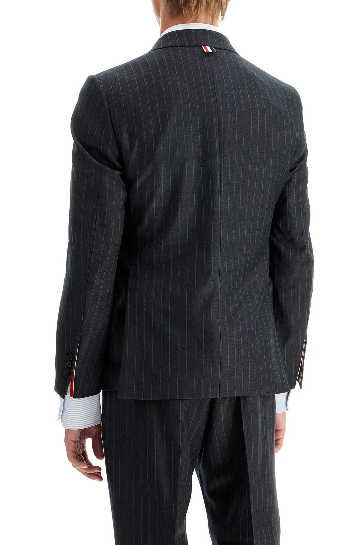 woolen pinstripe MJC001A 07482 DARK GREY