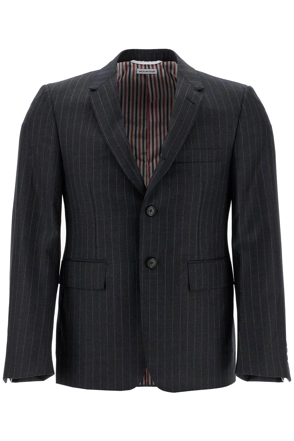 woolen pinstripe MJC001A 07482 DARK GREY