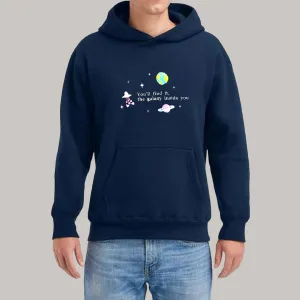 You'll Find The Galaxy  Embroidered Hoodie